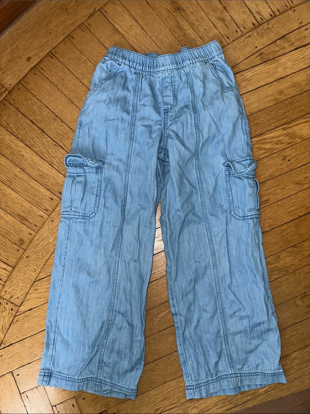 Cat & Jack Light Blue girls Cargo Jeans